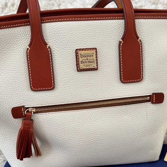 Dooney & Bourke Tan and Brown Tote Bag - Picture 2 of 9